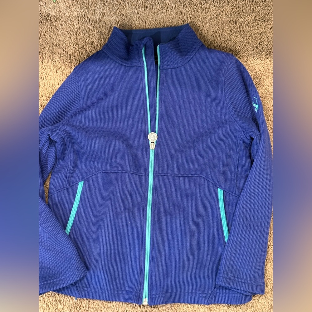 Spyder Girl's Endure Stryke Full Zip‎ Jacket Blue